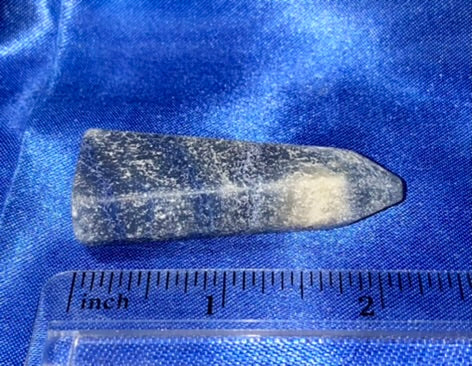 Blue Aventurine Point s1-4 - polished stone mini-tower sculpture