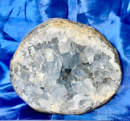 Celestite Cluster Geode