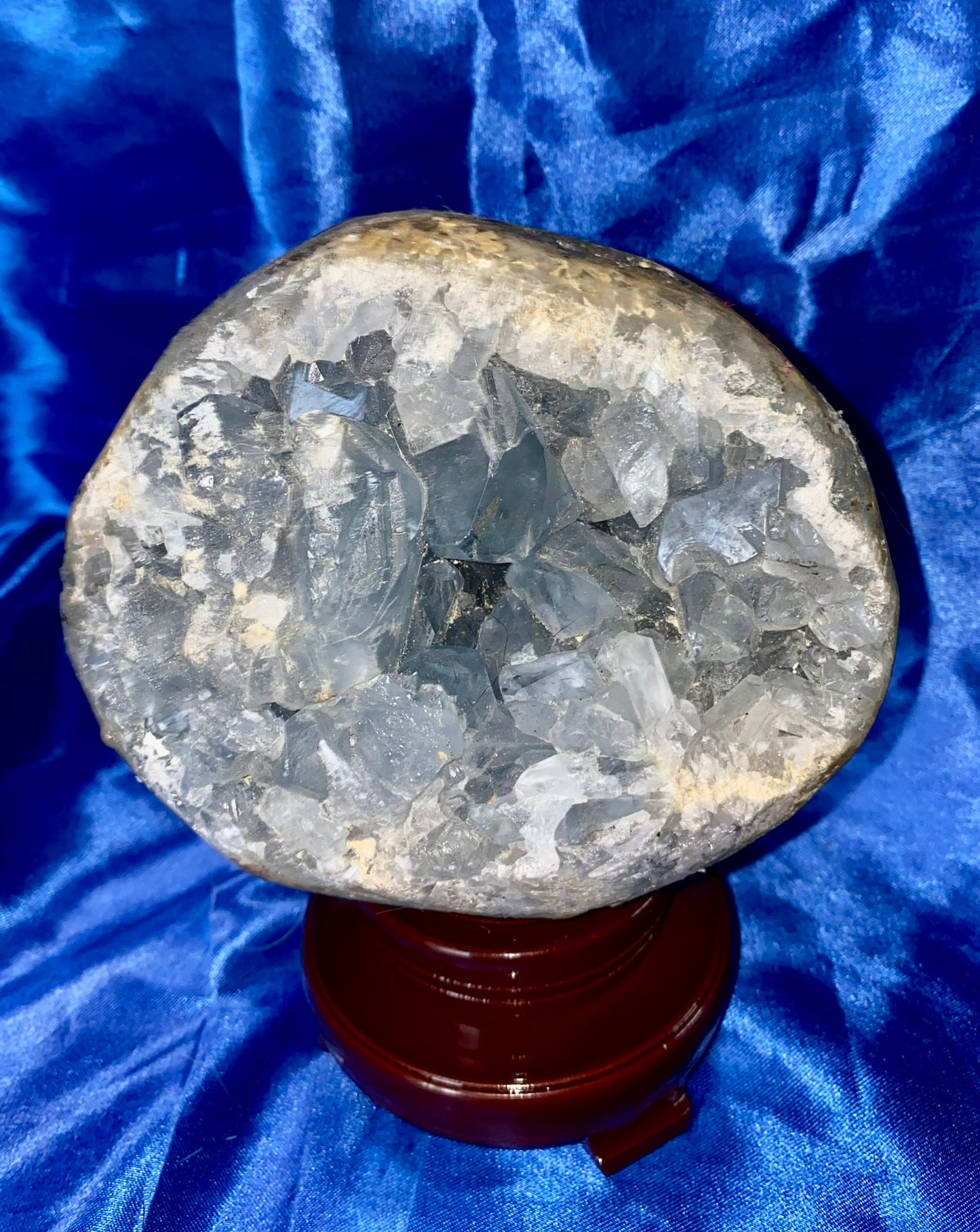 Celestite Cluster Geode