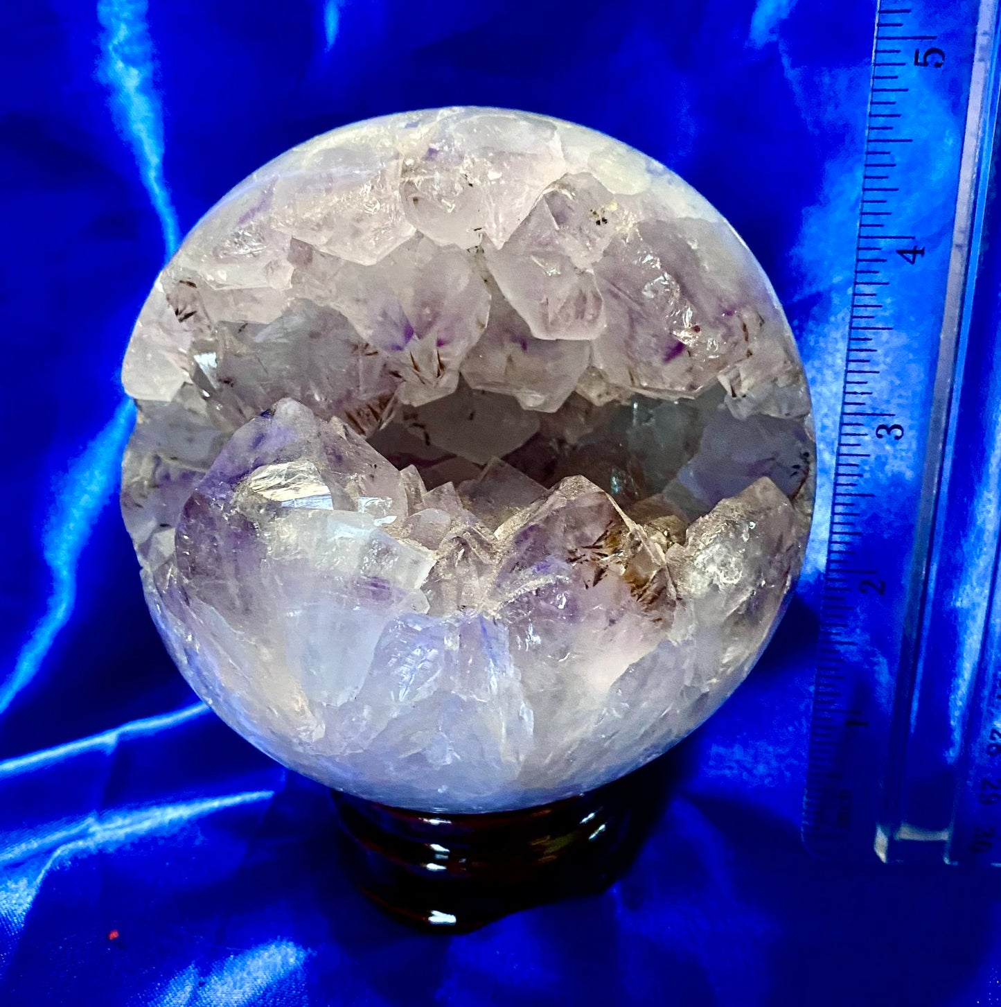 Amethyst Geode with "Mouth" full of Crystals