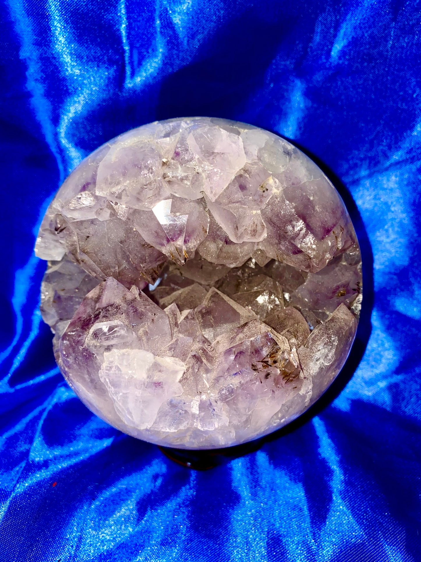 Amethyst Geode with "Mouth" full of Crystals