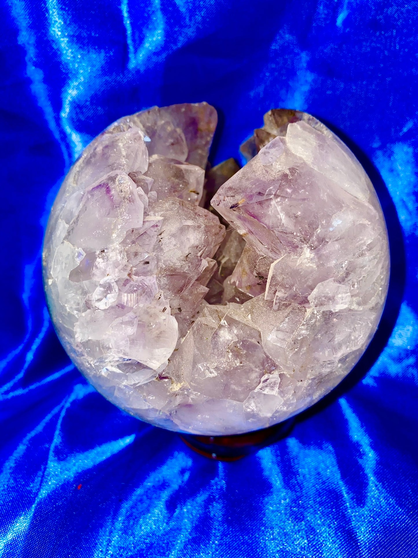 Amethyst Geode with "Mouth" full of Crystals