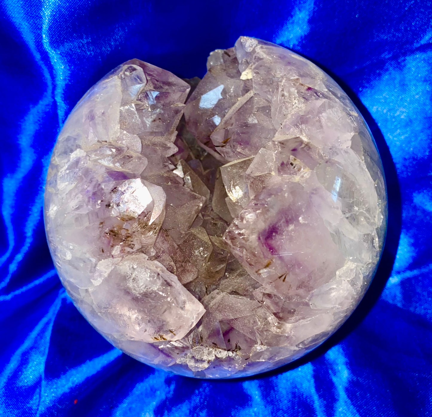 Amethyst Geode with "Mouth" full of Crystals