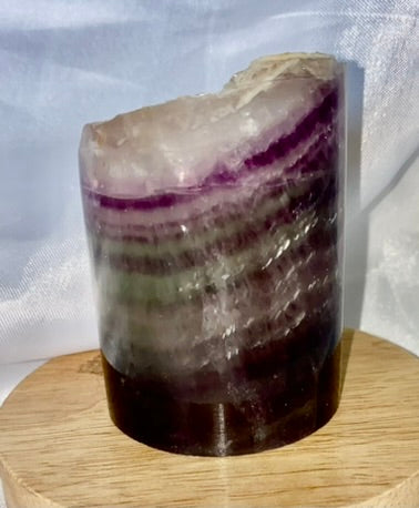 Fluorite Hollow Column, for tea light or light stand