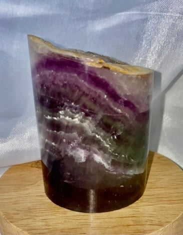 Fluorite Hollow Column, for tea light or light stand