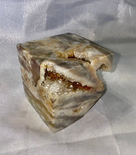 Sphalerite Cube with Aura lg