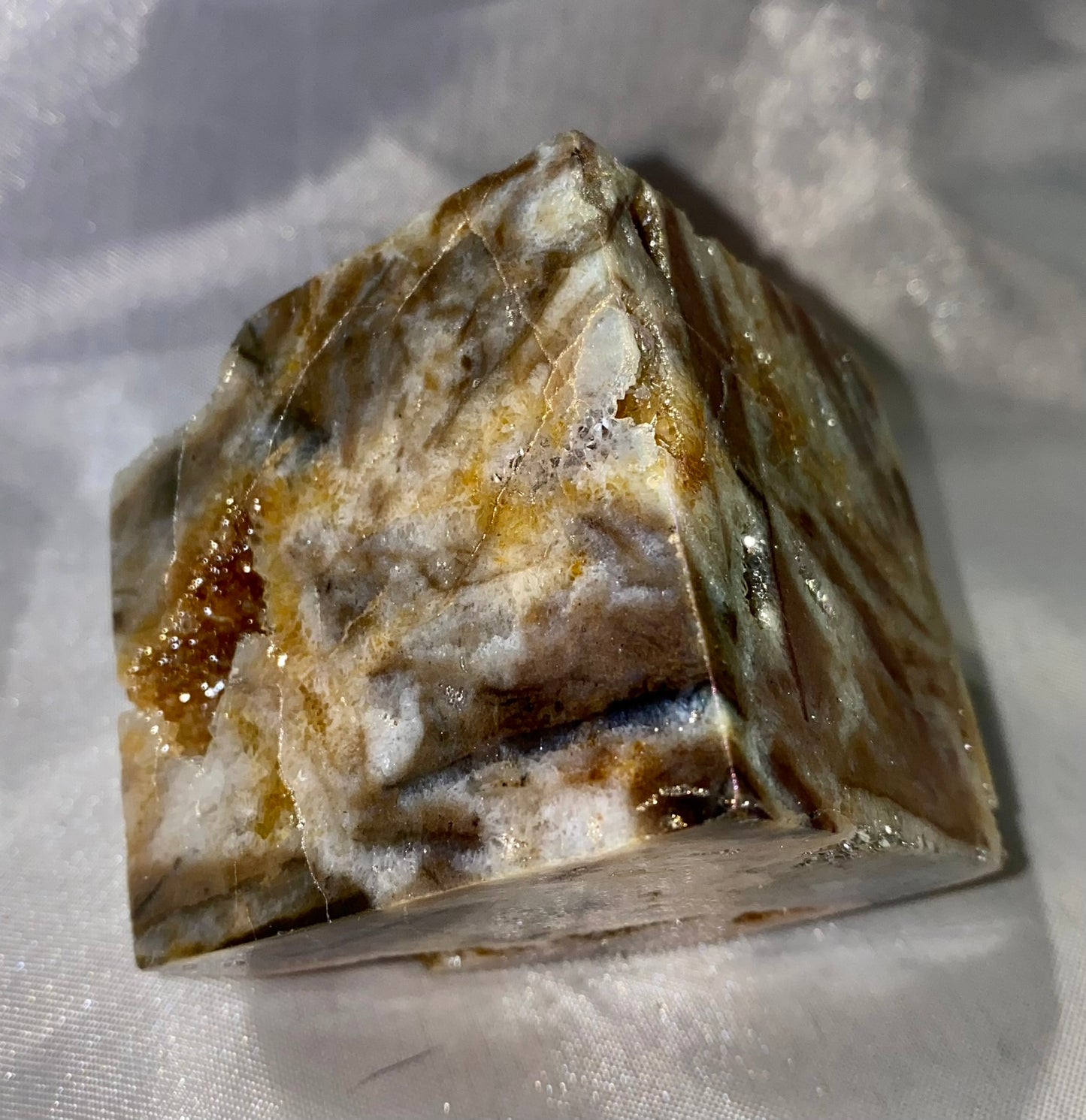 Sphalerite Cube with Aura lg