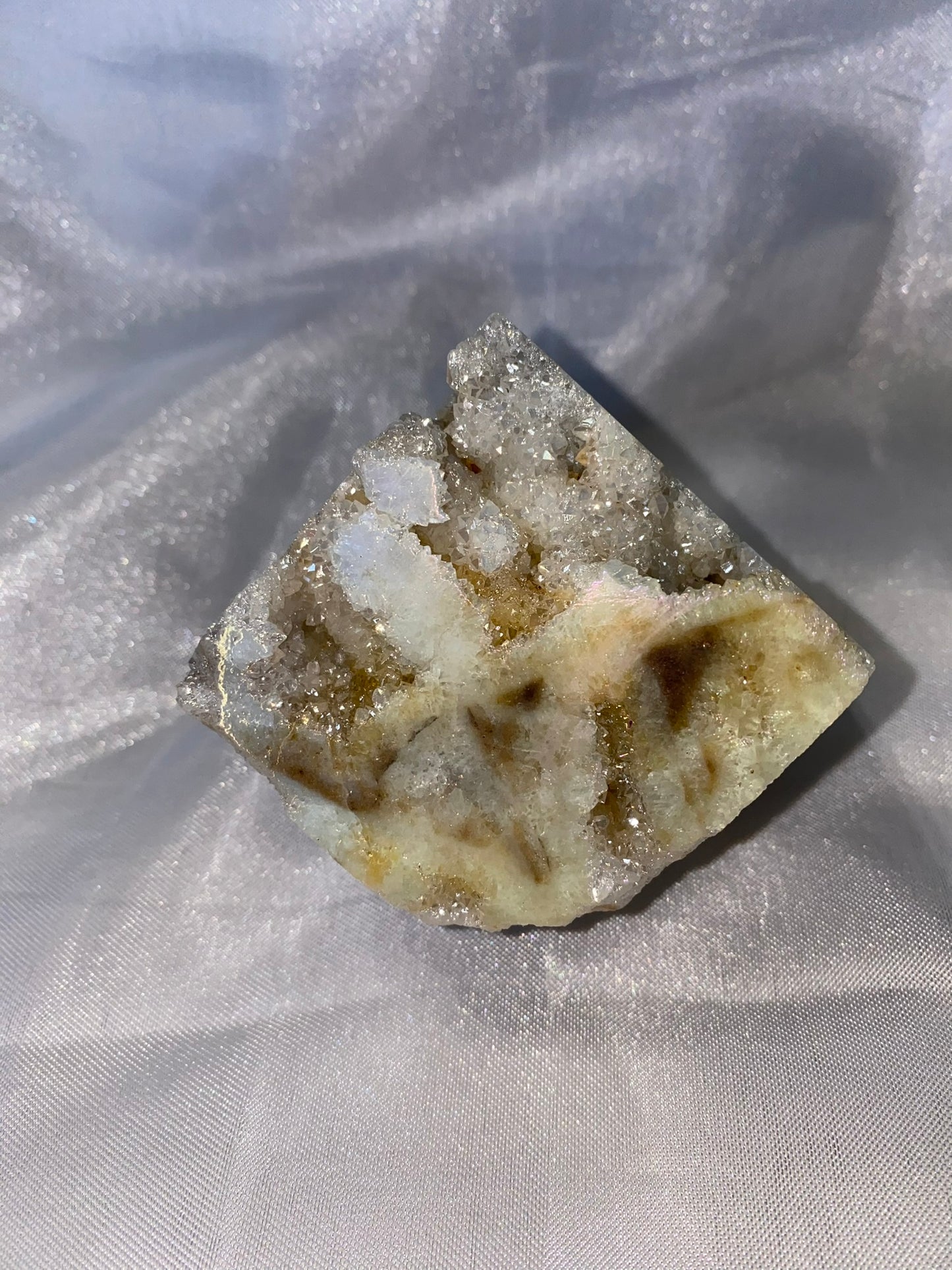 Sphalerite Cube with Aura lg