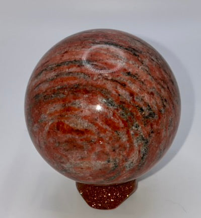 Red Sesame Jasper Sphere 1, 2 s