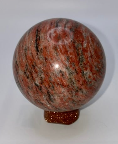 Red Sesame Jasper Sphere 1, 2 s