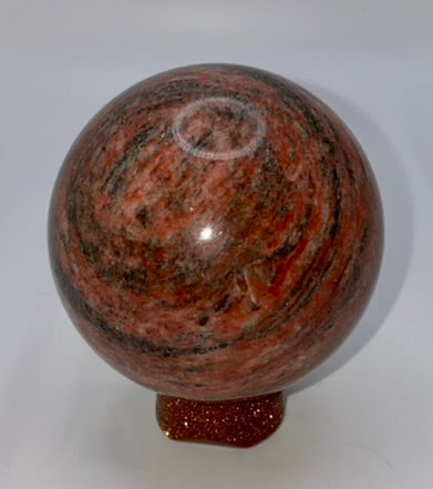 Red Sesame Jasper Sphere 1, 2 s