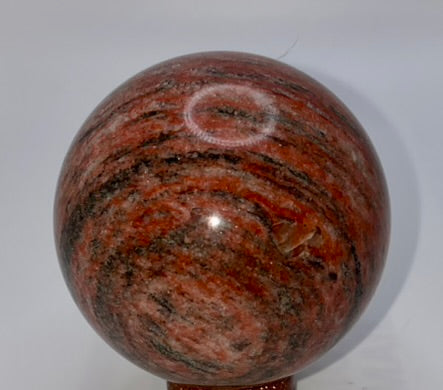 Red Sesame Jasper Sphere 1, 2 s