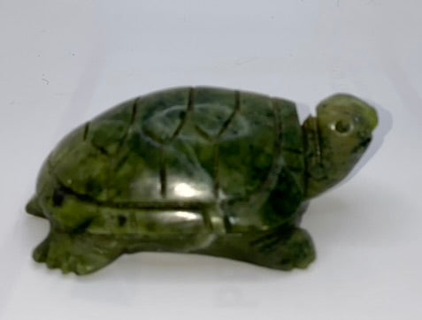 Green Jade Turtle Figurine