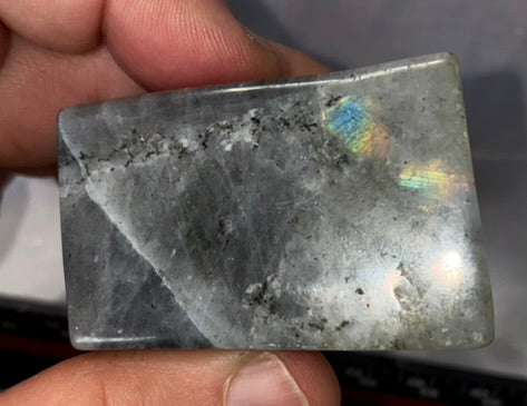 Labradorite Free Form 4,5,6s, blue and multicolored flash polished stone sculpture