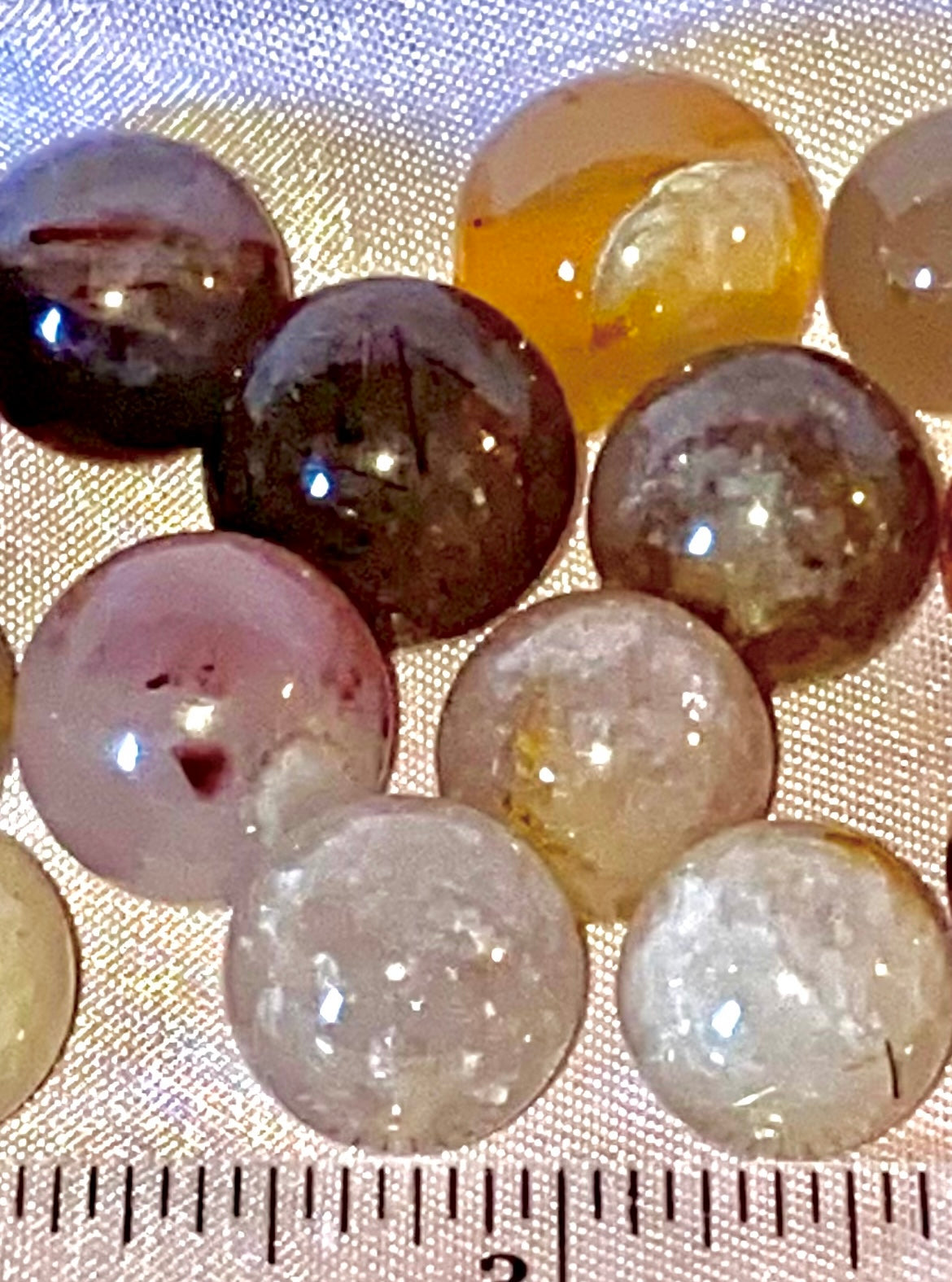 Small Quartz Spheres with Incredible Inclusions xx - Rutile, Tourmaline, Red Healer, Flash in clear and smoky quartz polished crystal sculptures