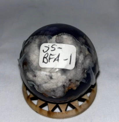 Blue Flower Agate Sphere s1