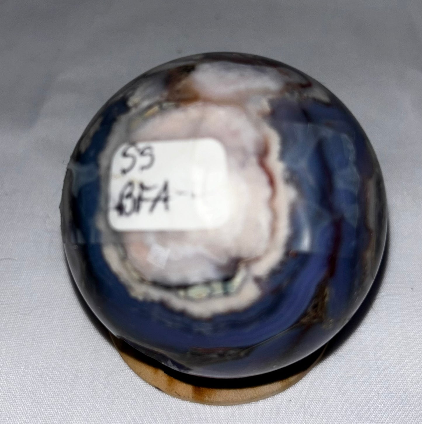 Blue Flower Agate Sphere s4