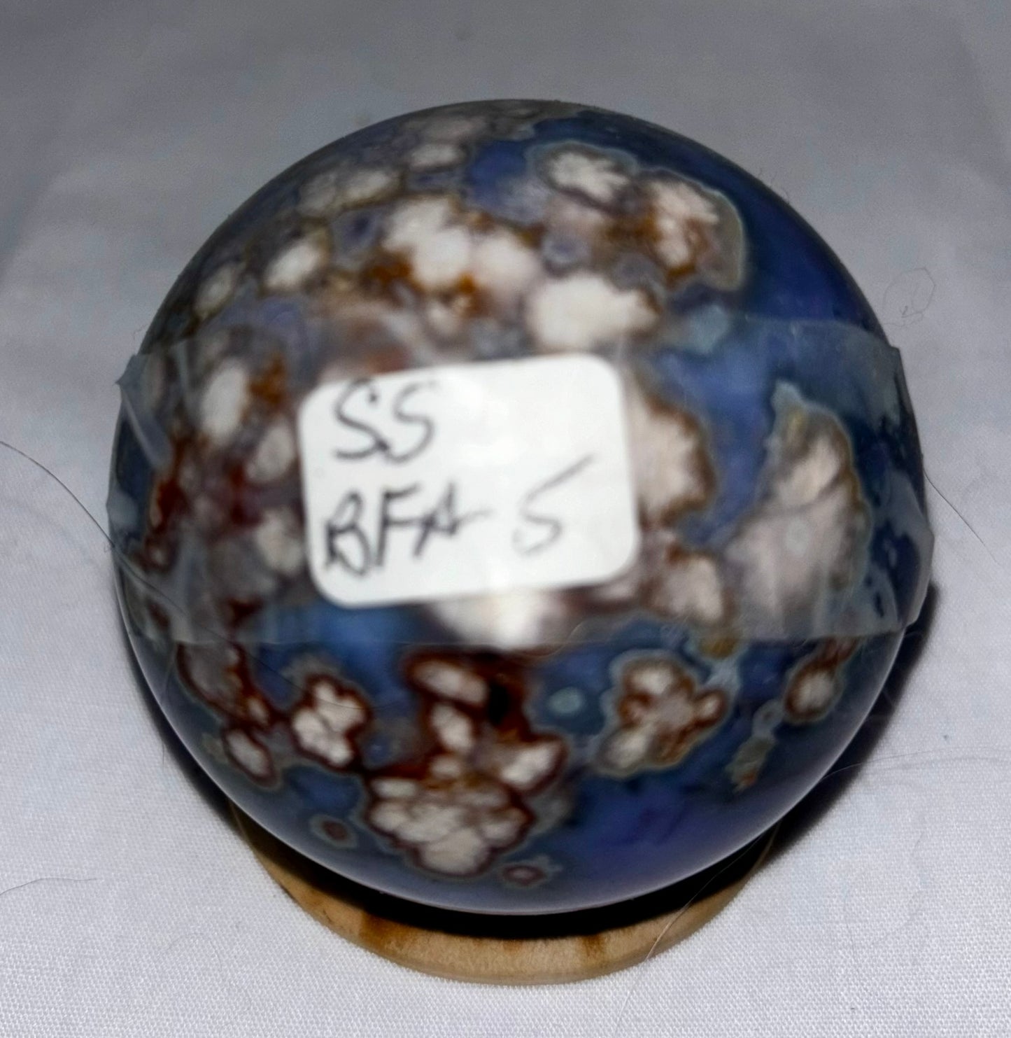 Blue Flower Agate Sphere s5