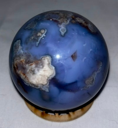 Blue Flower Agate Sphere s6