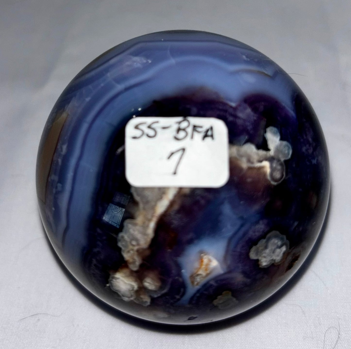 Blue Flower Agate Sphere s7