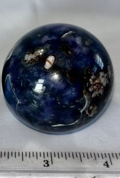 Blue Flower Agate Sphere s9