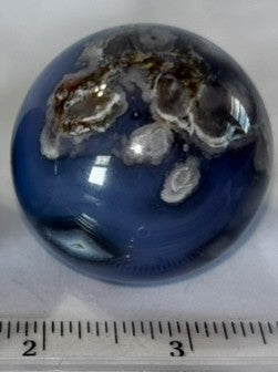 Blue Flower Agate Sphere s11