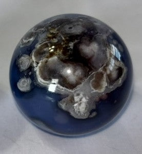 Blue Flower Agate Sphere s11