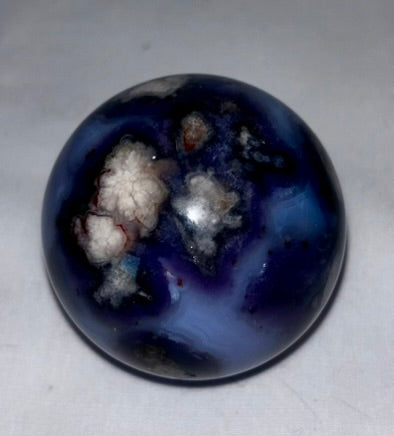 Blue Flower Agate Sphere s10