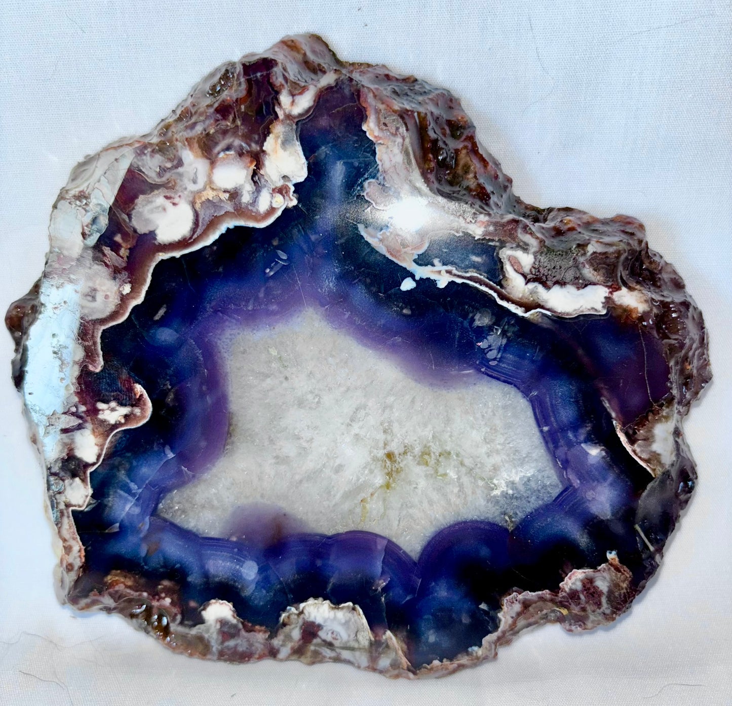 Blue Flower Agate Slab 1