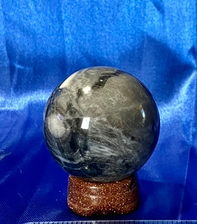 Zebra Marble Sphere 1