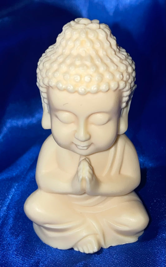 Praying Buddha Figurine Tagua Fruit (AKA Palm FruitIvory)