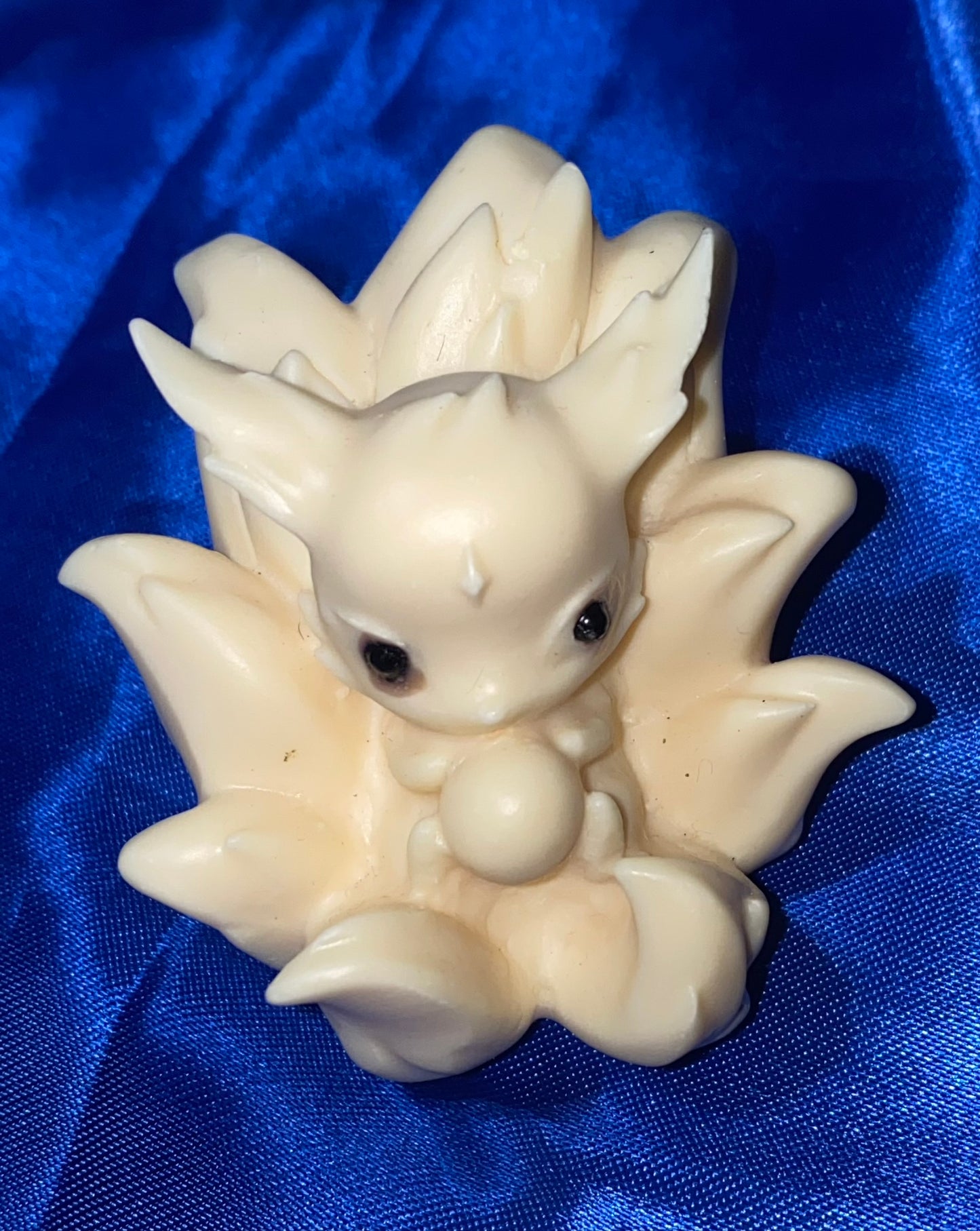 9-Tail Fox Figurine, Tagua Fruit (AKA Palm FruitIvory)