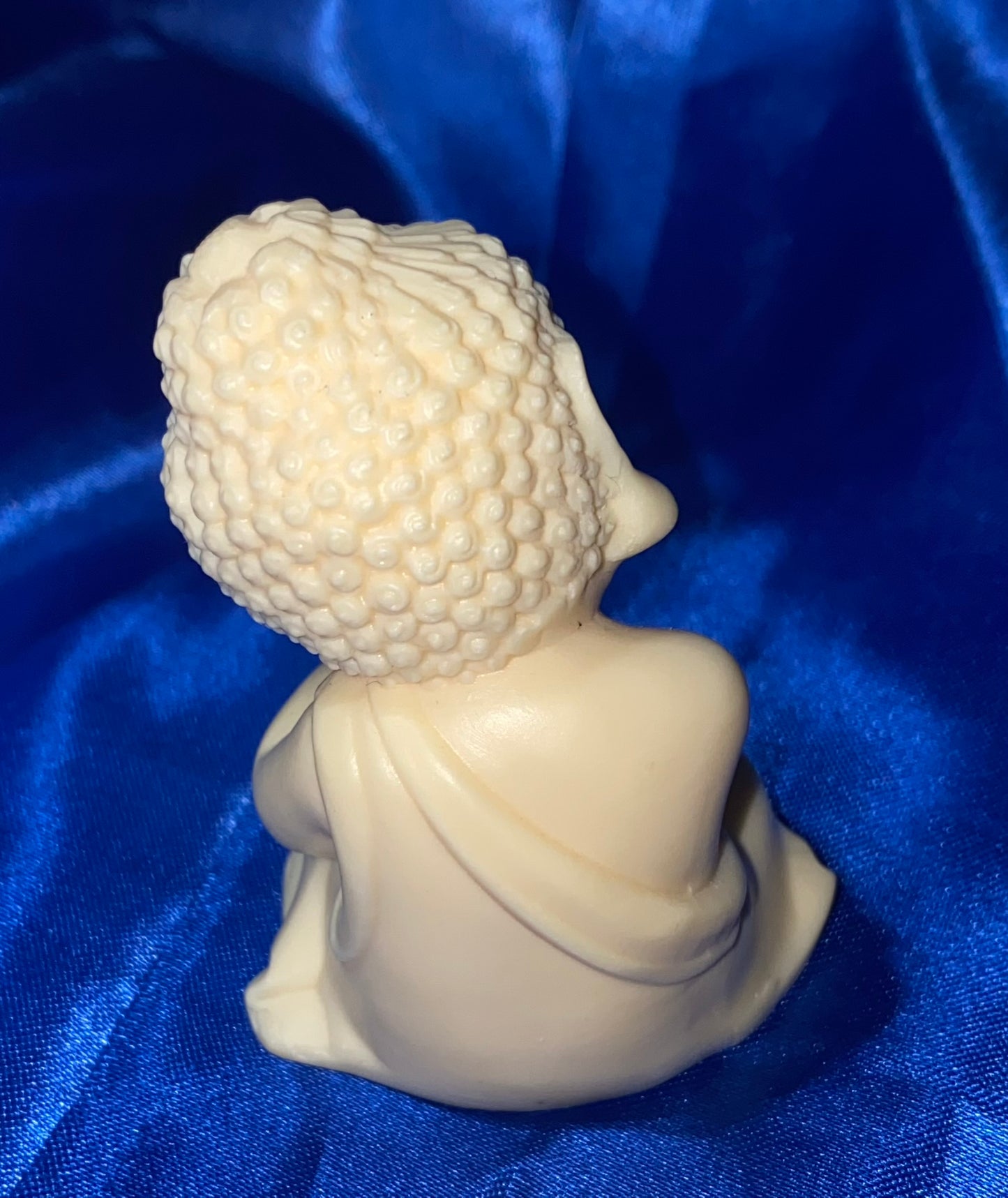 Sleeping Buddha Figurine, Tagua Fruit (AKA Palm FruitIvory)