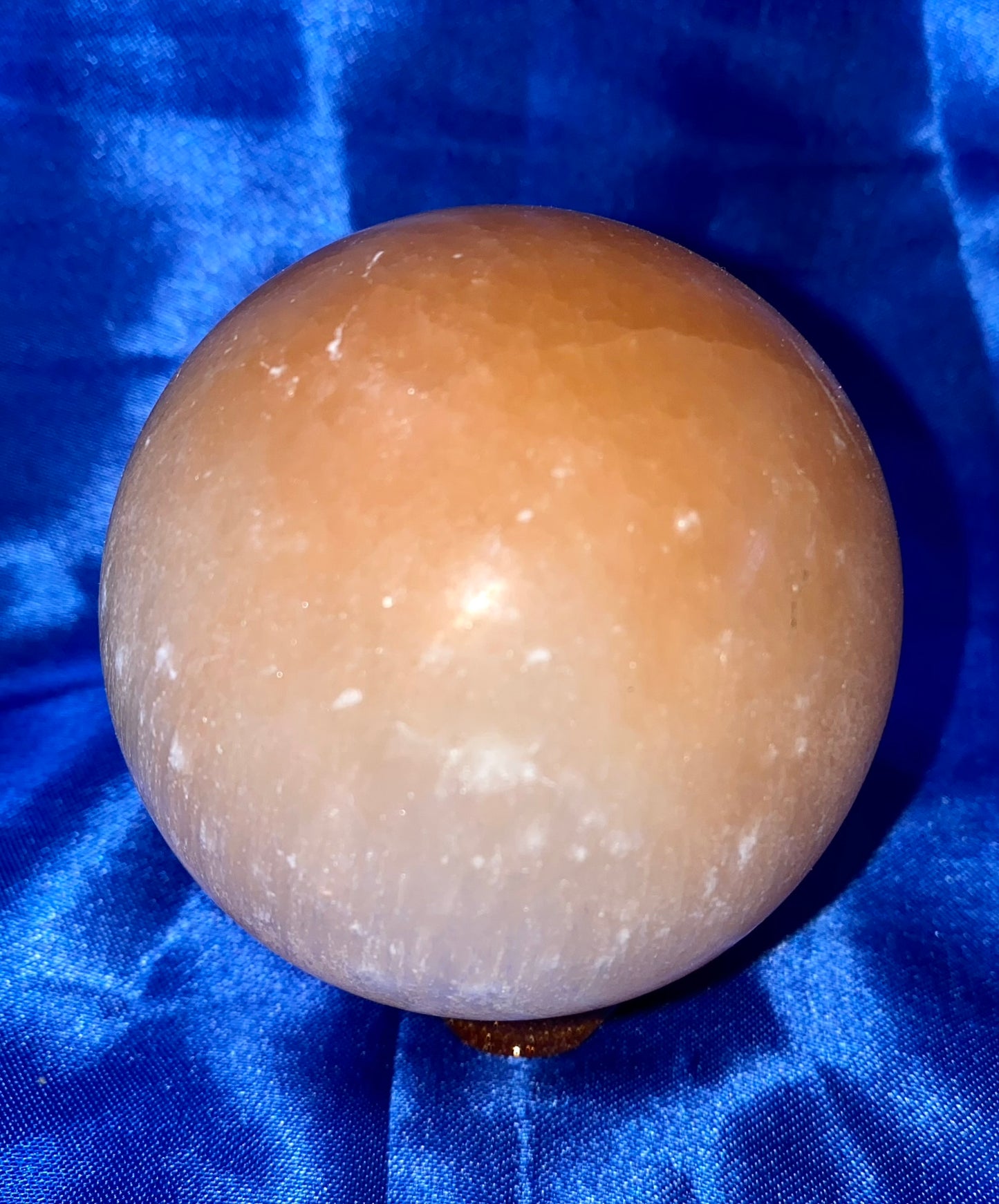 Himalayan Salt Sphere s1 Polished Halite Stone Sculpture