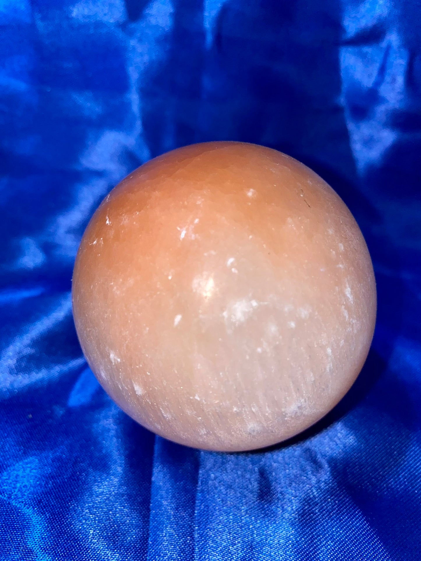 Himalayan Salt Sphere s1 Polished Halite Stone Sculpture