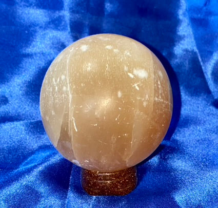 Himalayan Salt Sphere s2 Polished Halite Stone Sculpture