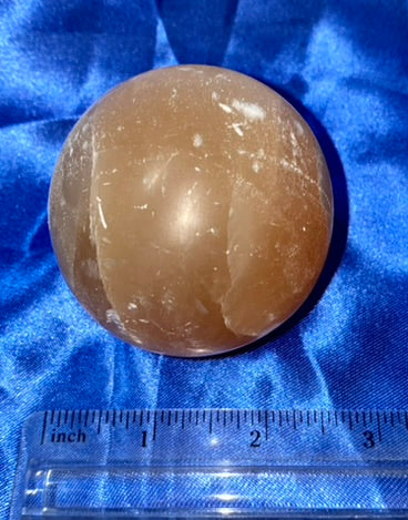 Himalayan Salt Sphere s2 Polished Halite Stone Sculpture