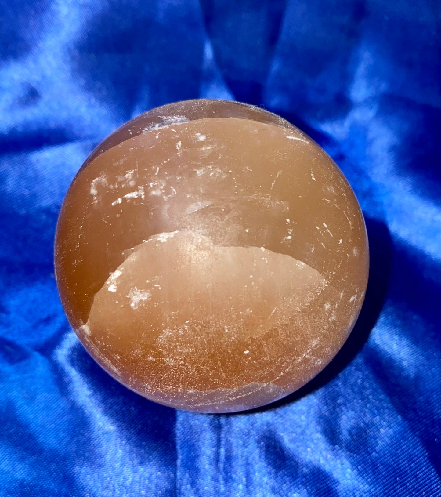 Himalayan Salt Sphere s2 Polished Halite Stone Sculpture