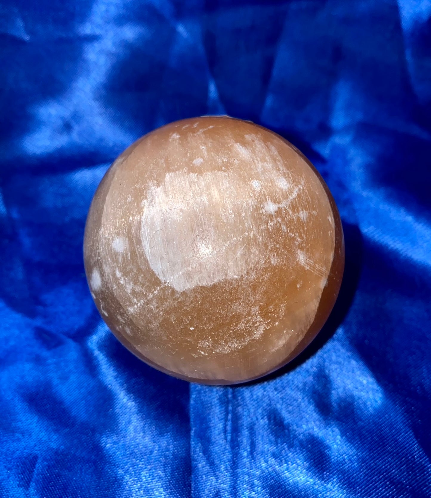 Himalayan Salt Sphere s2 Polished Halite Stone Sculpture