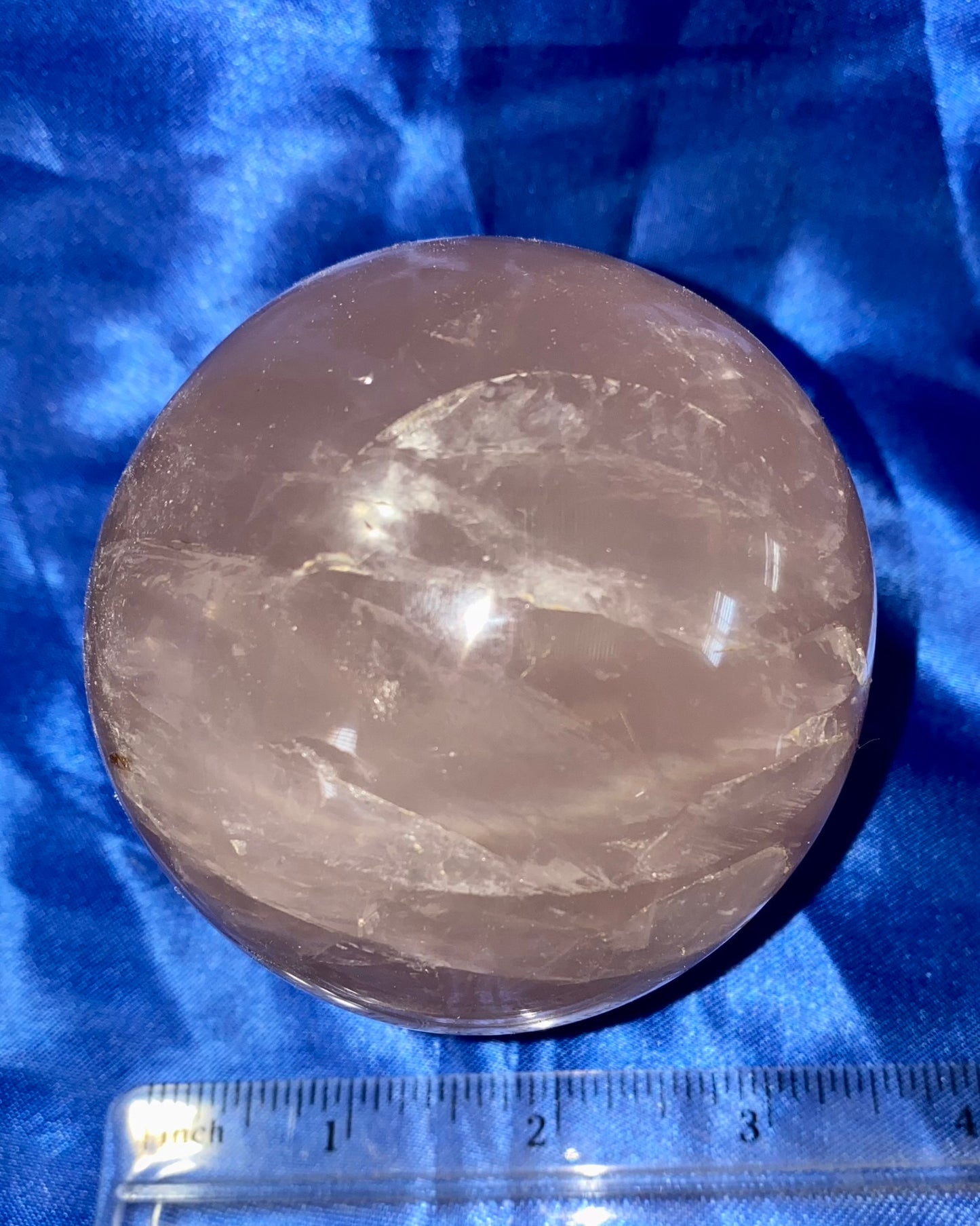 Star Rose Quartz Sphere 1m Asteriated Pink Quartz Sculpture