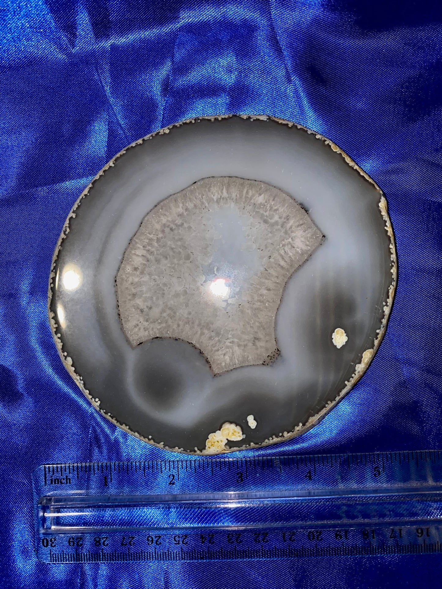 Thick Sliced Agate Slab 123 - polished multicolored crystal stone sculpture