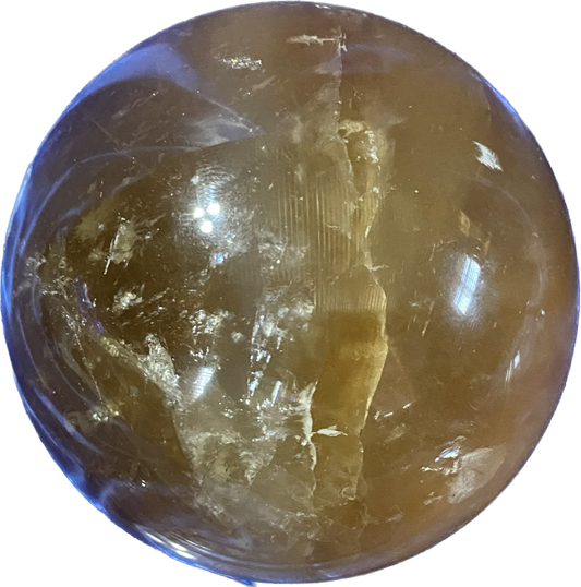 Honey Calcite Sphere m3 Polished Golden Calcite