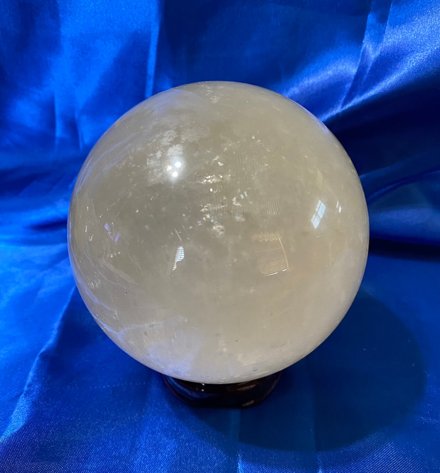 Honey Calcite Sphere L3 Polished Golden Calcite