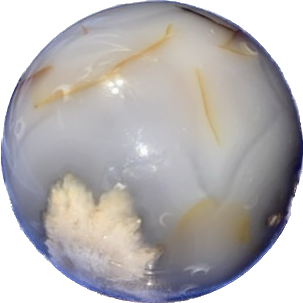 Flower Agate Sphere