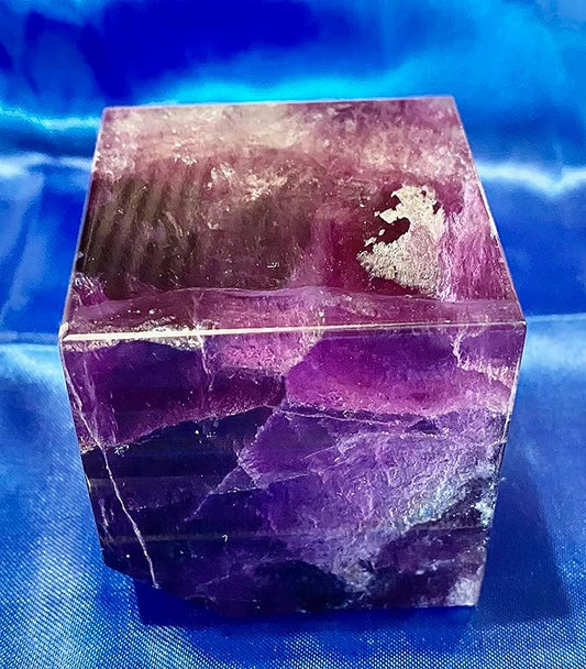 Fluorite Cube Figure