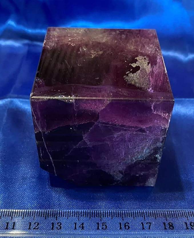 Fluorite Cube Figure