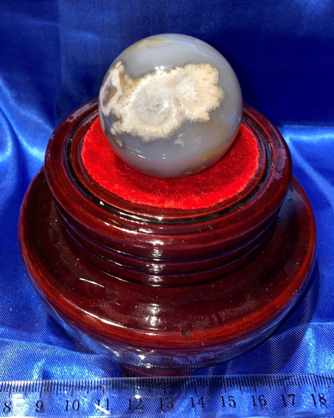 Flower Agate Sphere