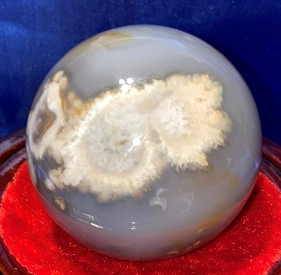 Flower Agate Sphere