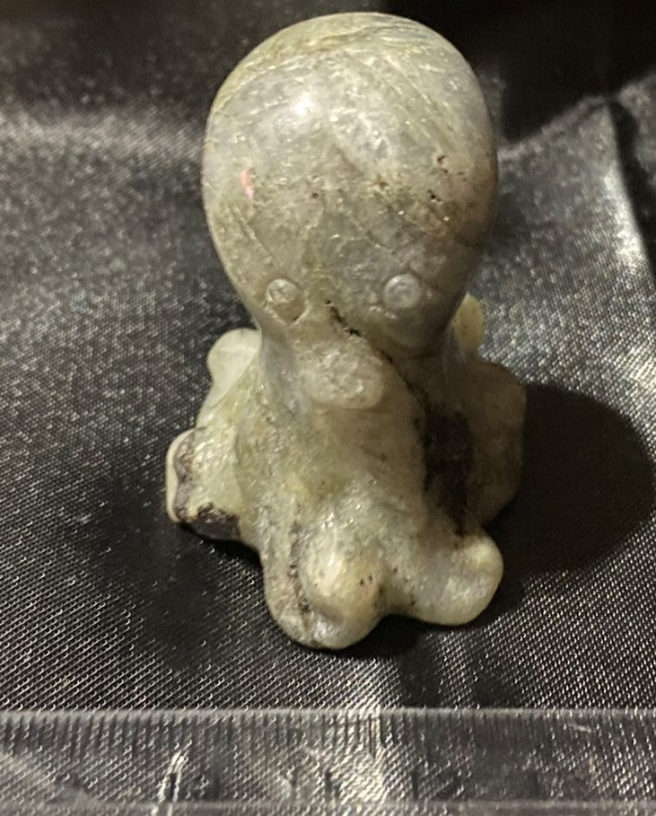 Labradorite Octopus Statue