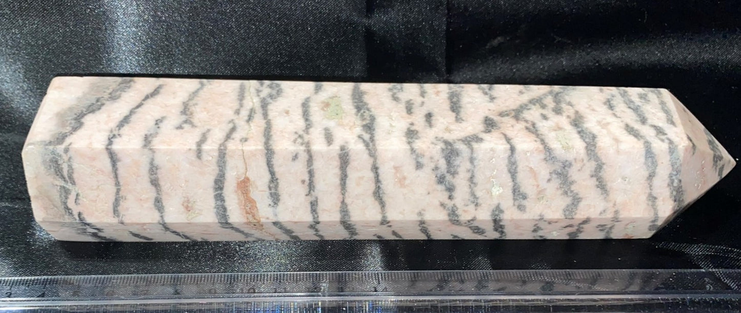 Pink Zebra Jasper Tower